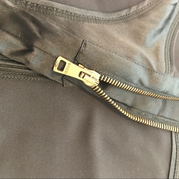 GUCCI black satin zipper pencil skirt - Picture 3 of 6